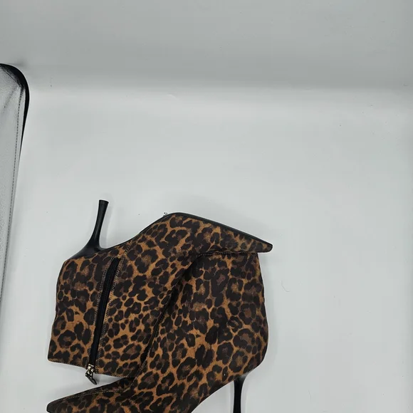 Nine West Animal Print Heeled Boots - Picture 3 of 5